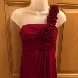 ❤️❤️RED ONE SHOULDER STRAP DRESS❤️❤️
